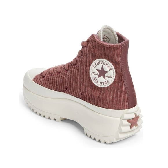 Converse Run Star Hike High Top platform sneaker in corduroy Size: 7.5 - Picture 4 of 6